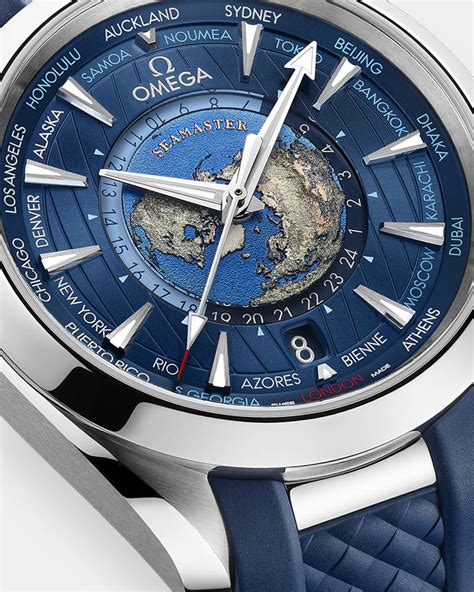 omega seamaster aqua terra world time|omega aqua terra 150m price.